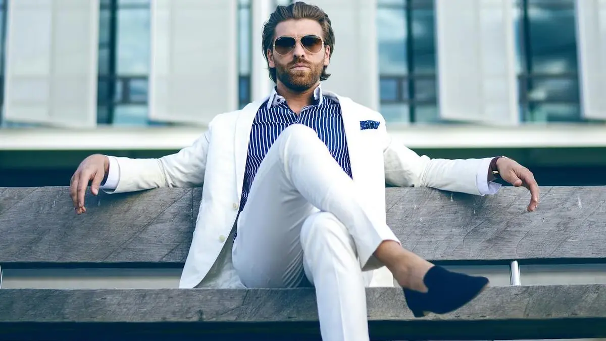 White Blazer Combination