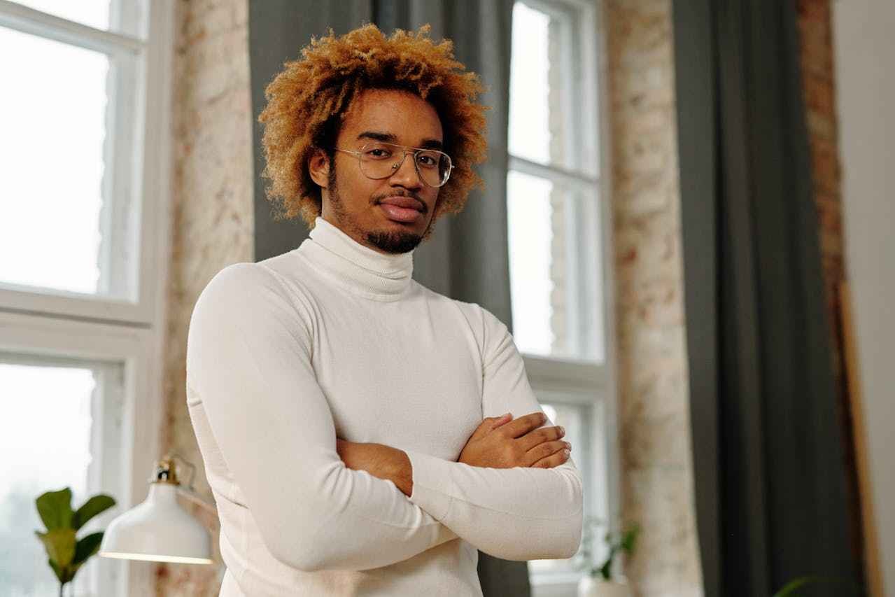 white turtleneck outfits mens