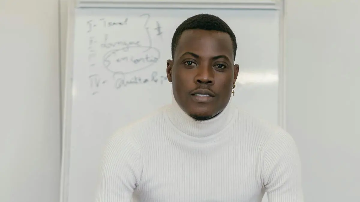 White Turtleneck Outfits Mens