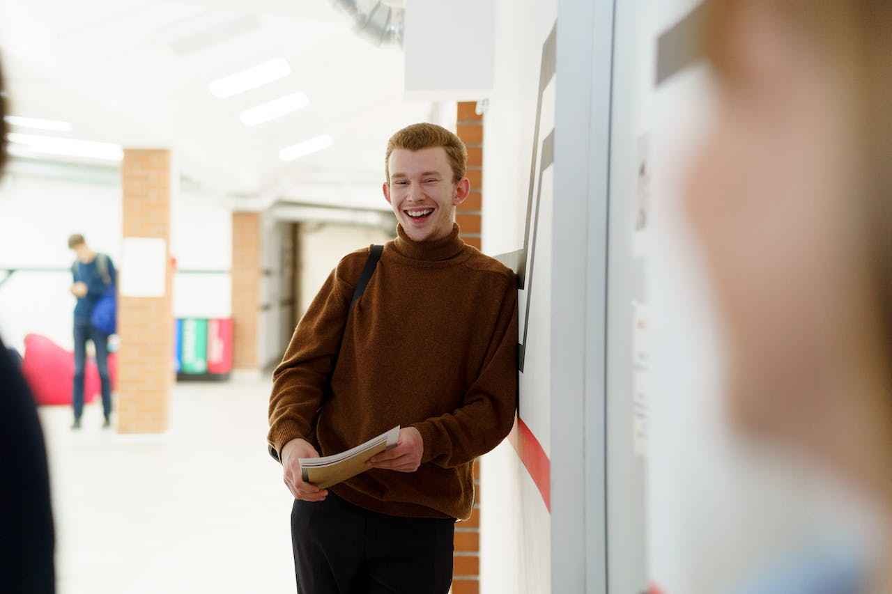 brown turtleneck outfit